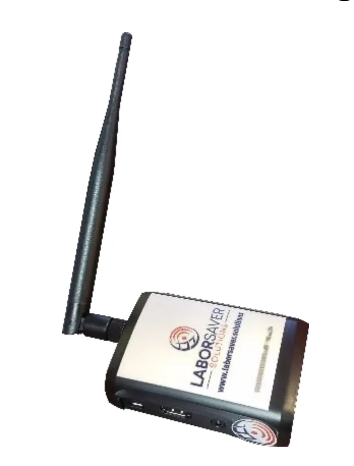 Hub unit with antenna